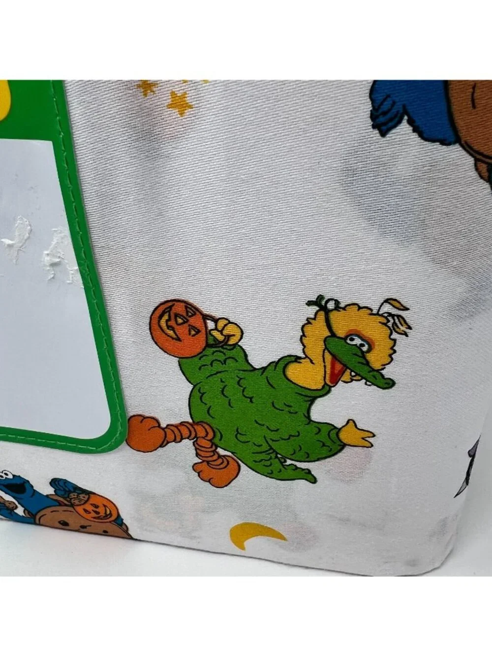 Sesame Street Halloween Full Size Sheet Set 100% Cotton Big Bird Cookie Monster